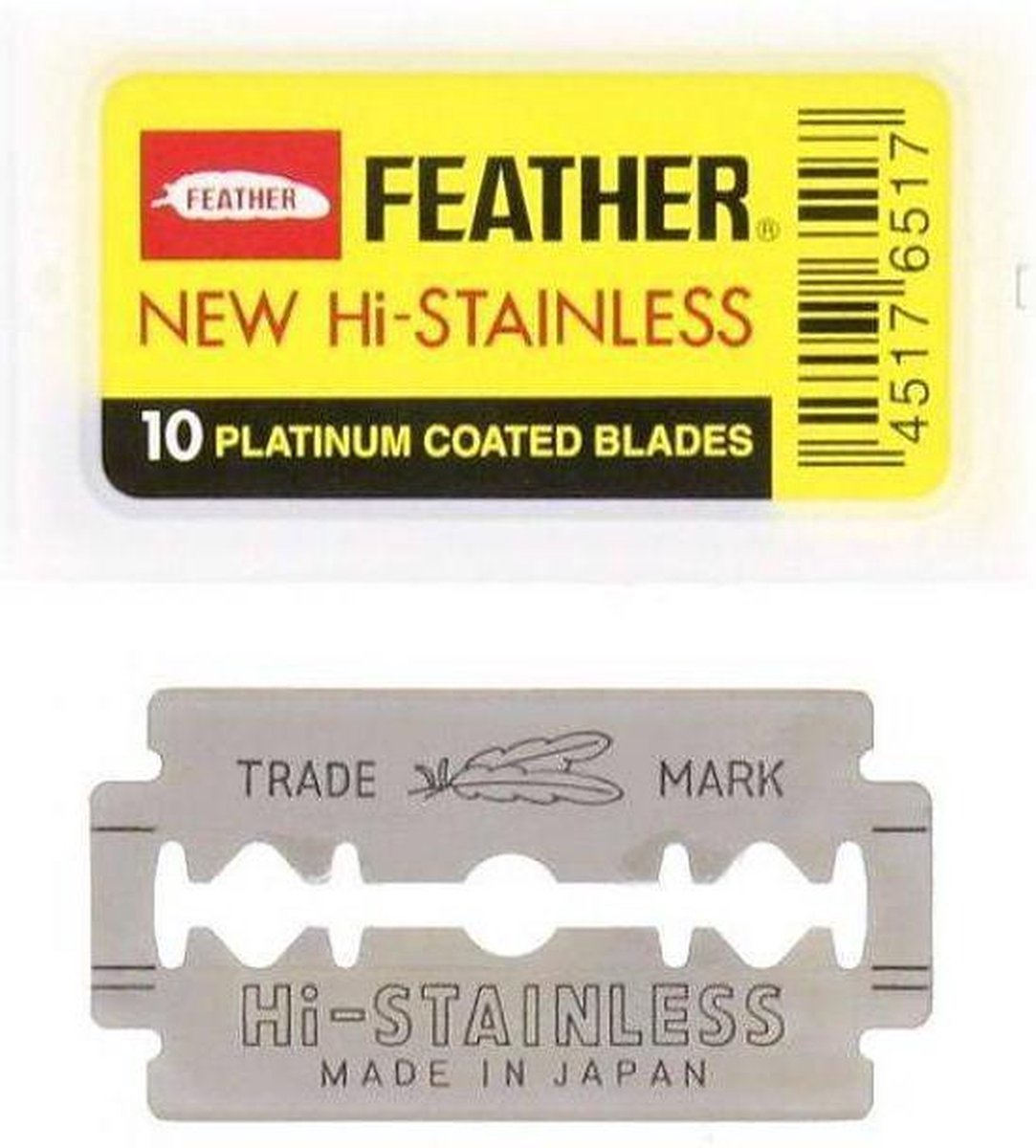 Feather double edge scheermesjes 10 stuks