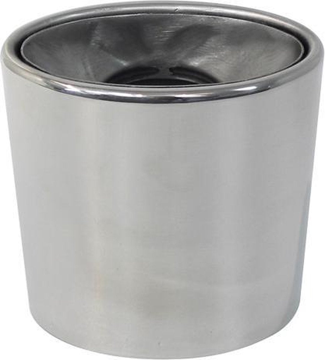Uitlaatsierstuk inox rond 45-60mm L 140mm.