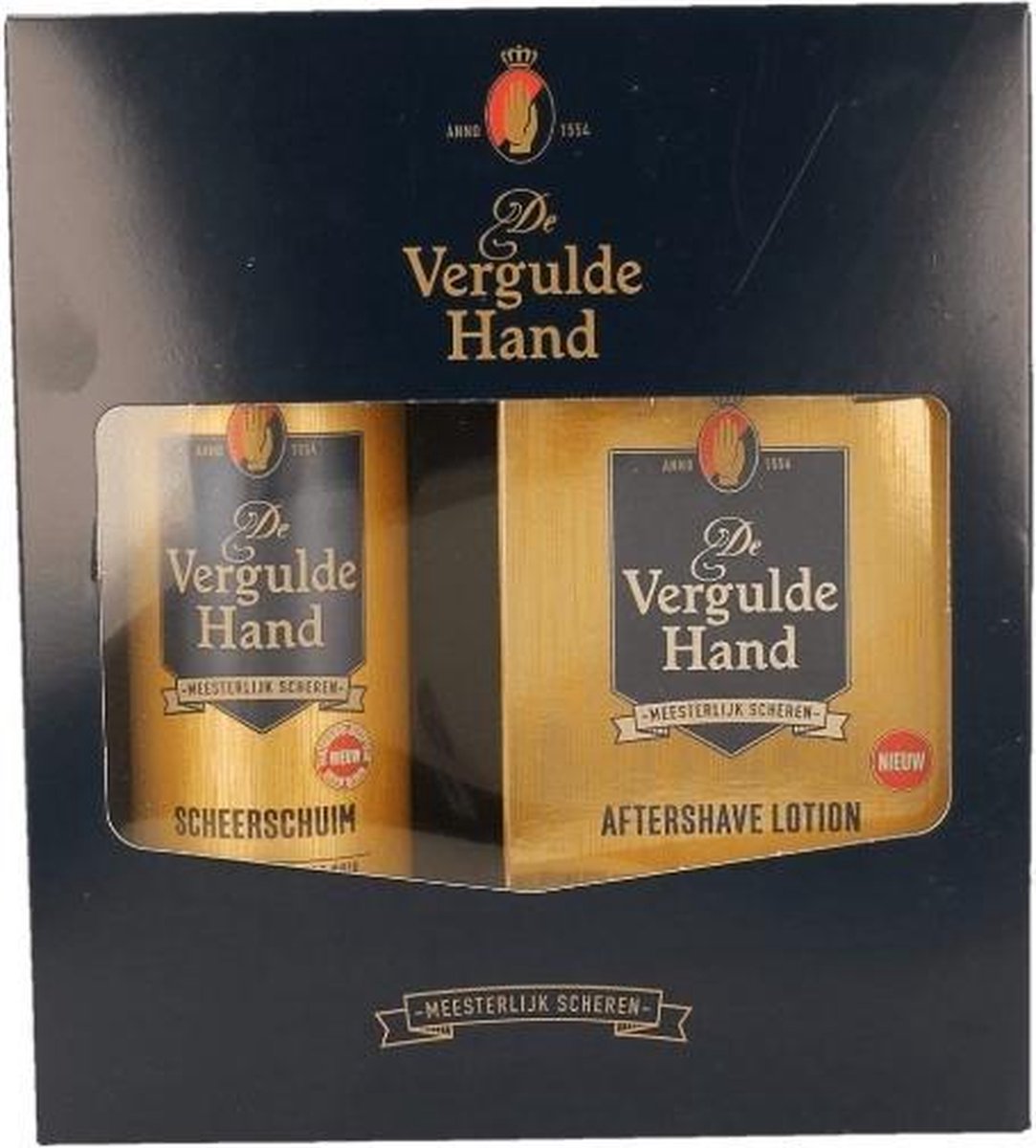 Vergulde Hand Geschenkset man