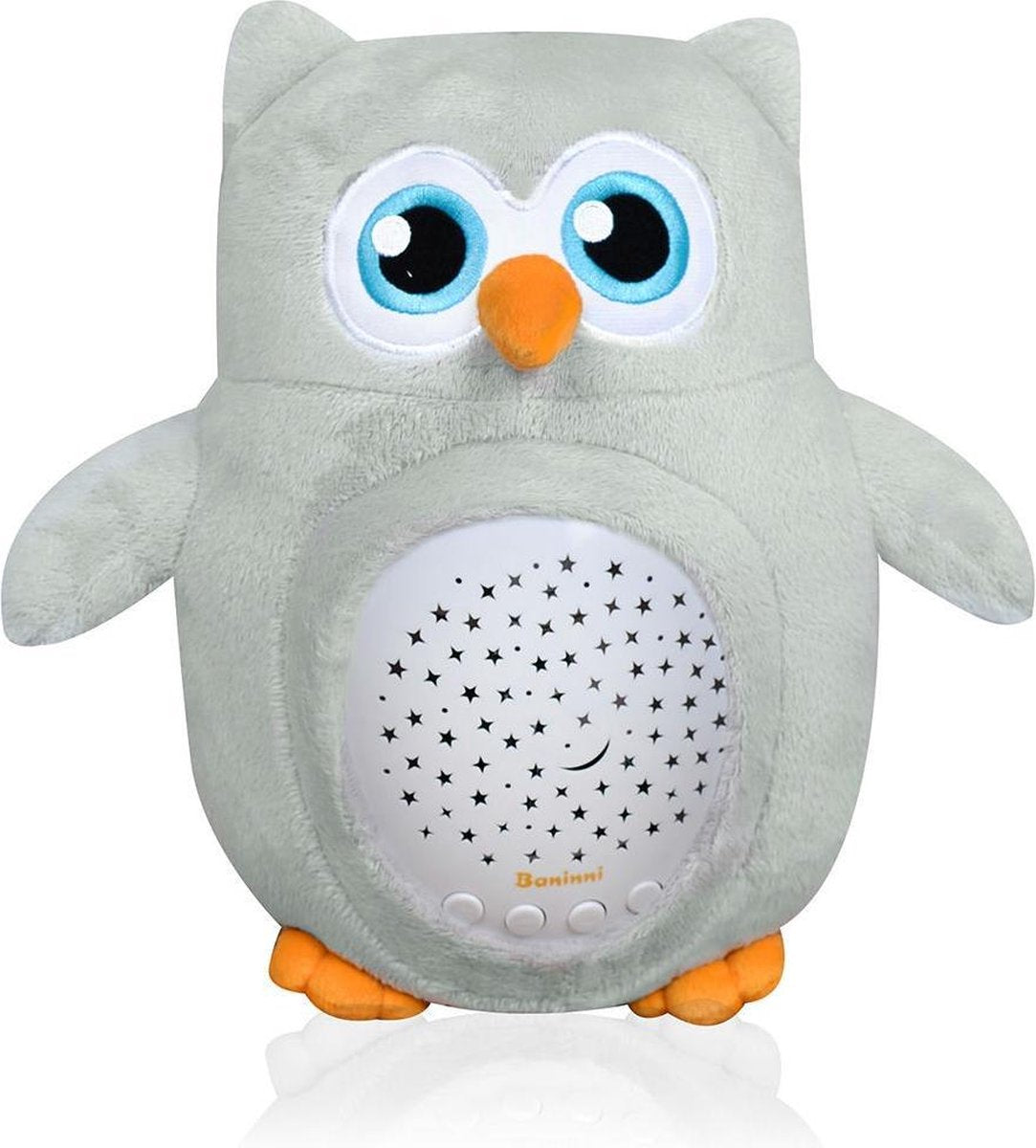 Baninni Babyprojector Uil Grijs