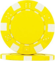Pokerchip Dice Chip - Geel - 11