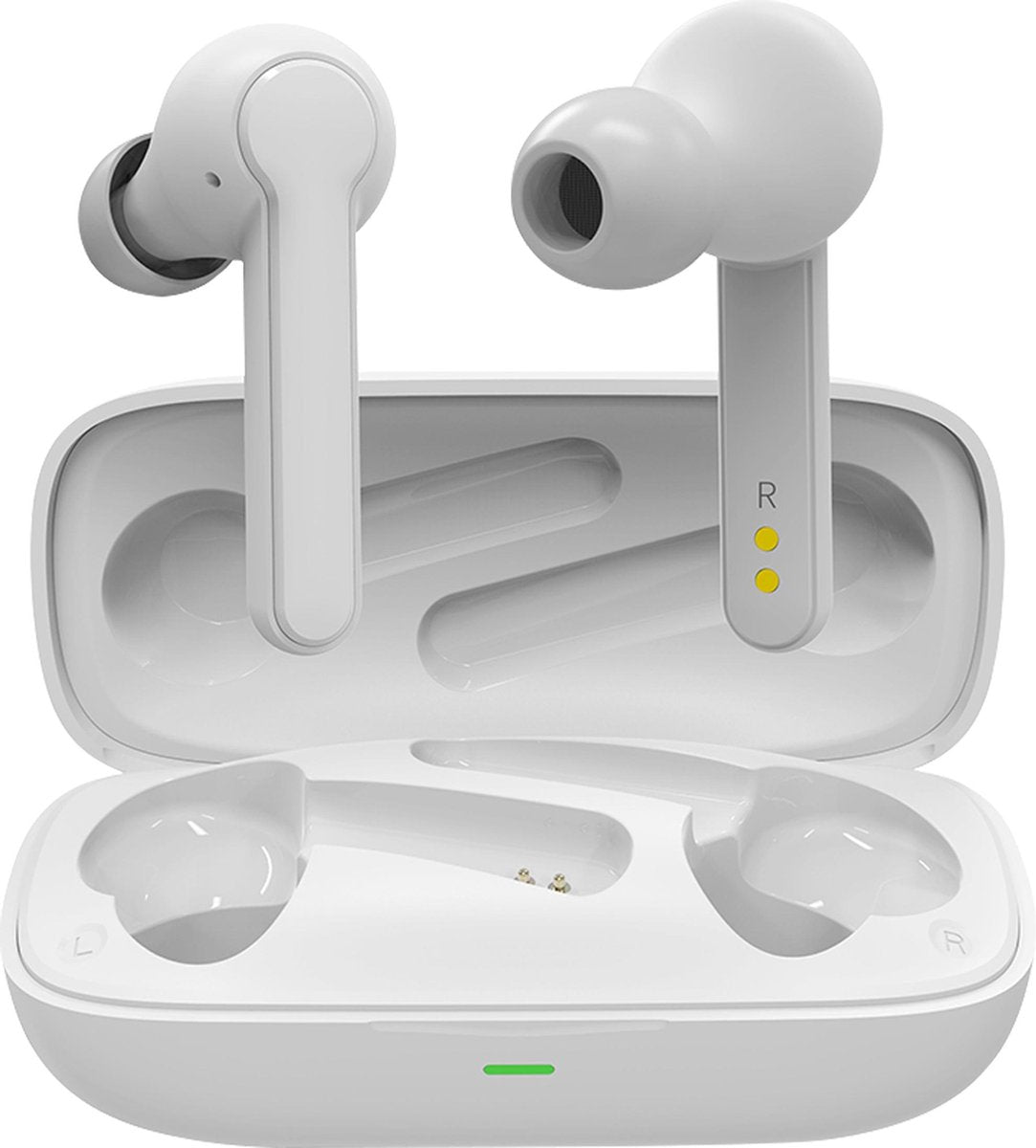 Qproducts Earpods - EarBuds - Draadloze Oordopjes - Bluetooth Oortjes - Buds Voor Sport & Dagdagelijks Gebruik -  Draadloos - Wit