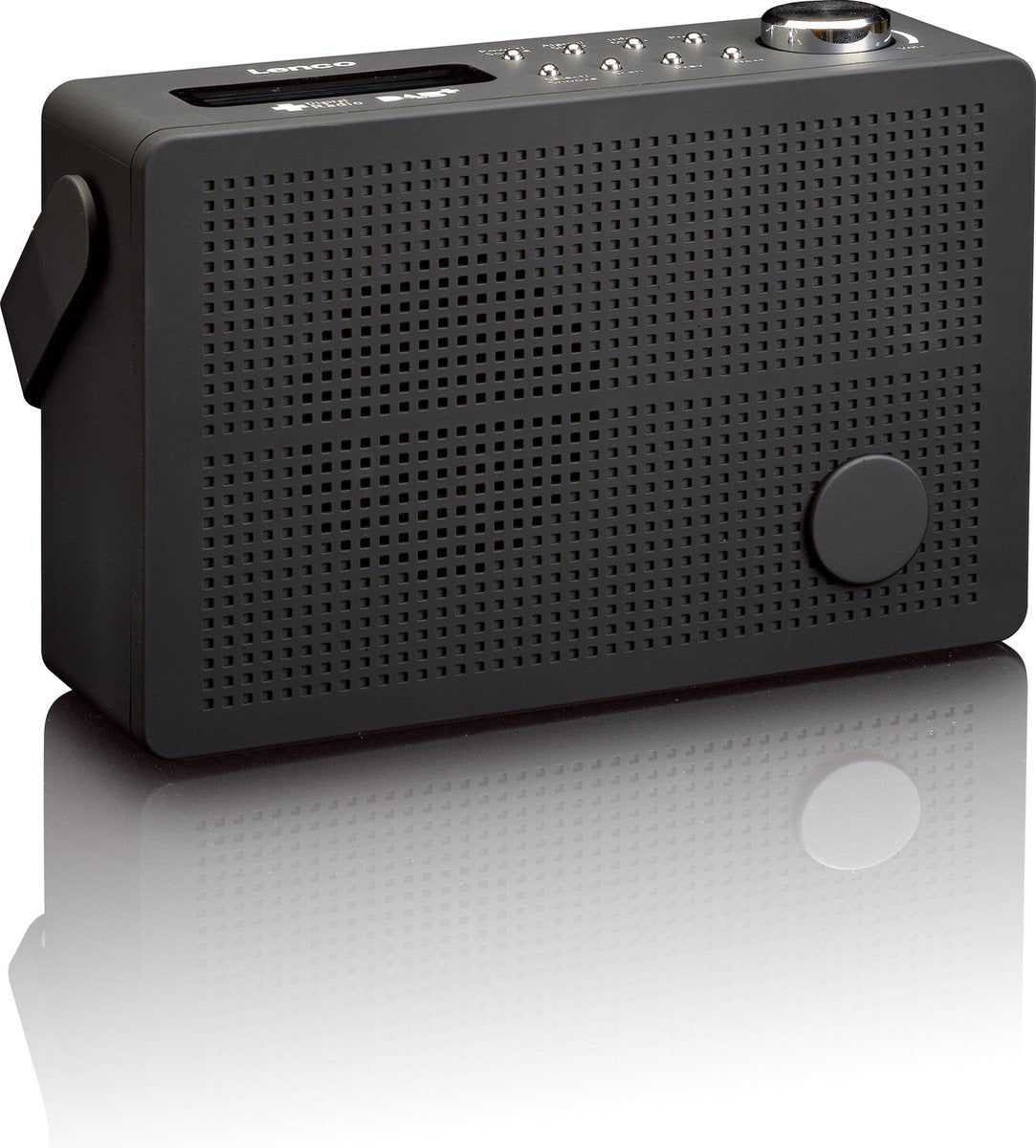 Lenco PDR-030BK - DAB+ Radio met alarmfunctie en LCD scherm - Zwart