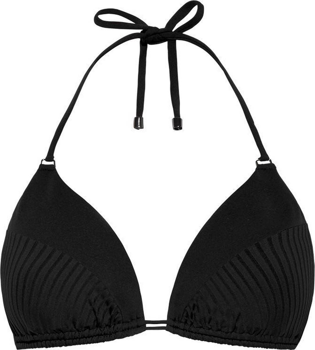 CYELL Dames Triangel Bikinitop Voorgevormd Zwart -  Maat 40D