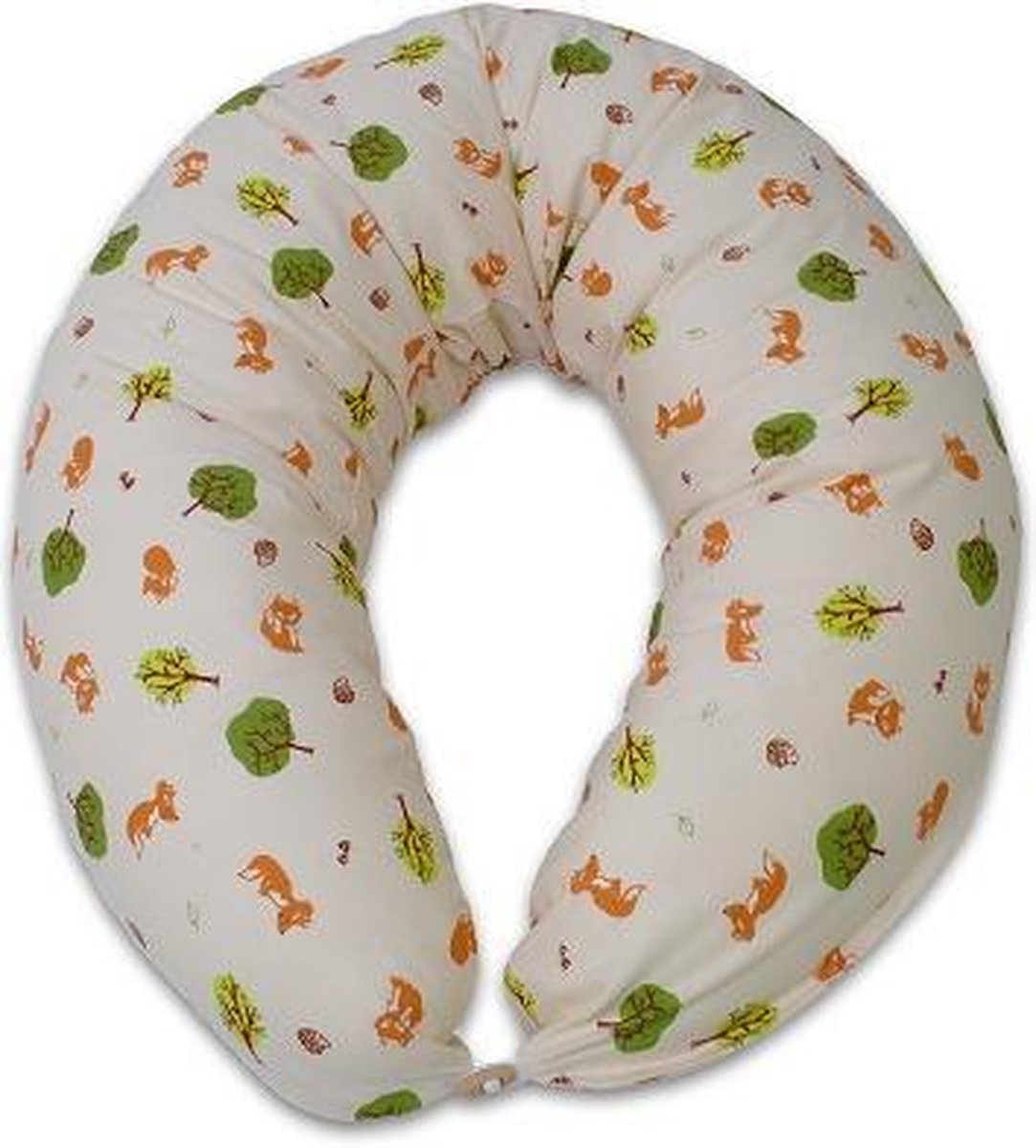 Hobea - Voedings- en zwangerschapskussen - wildlife - beige
