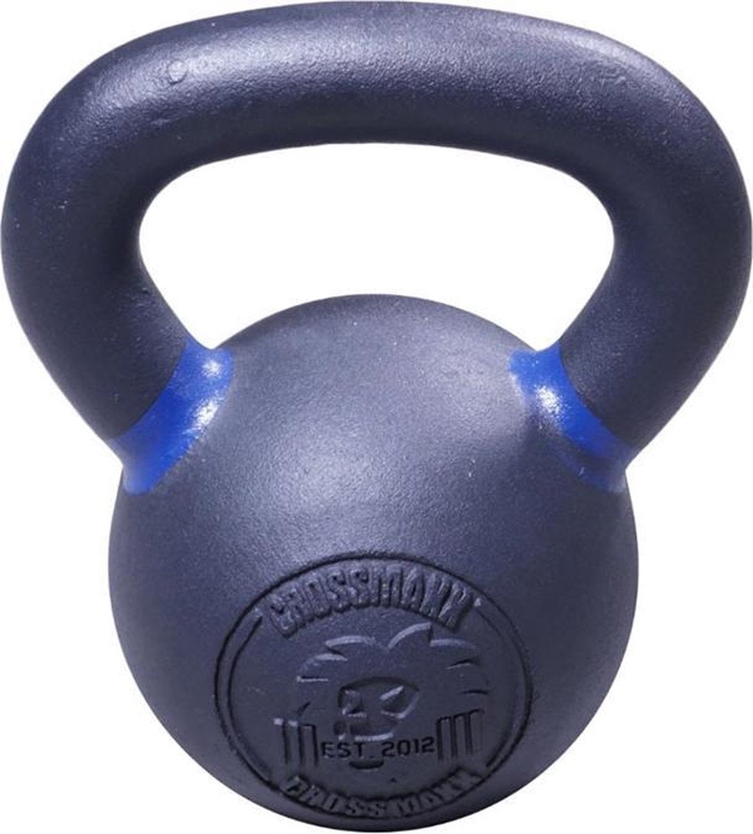 Crossmaxx® Gietijzeren Powdercoated kettlebell 12kg