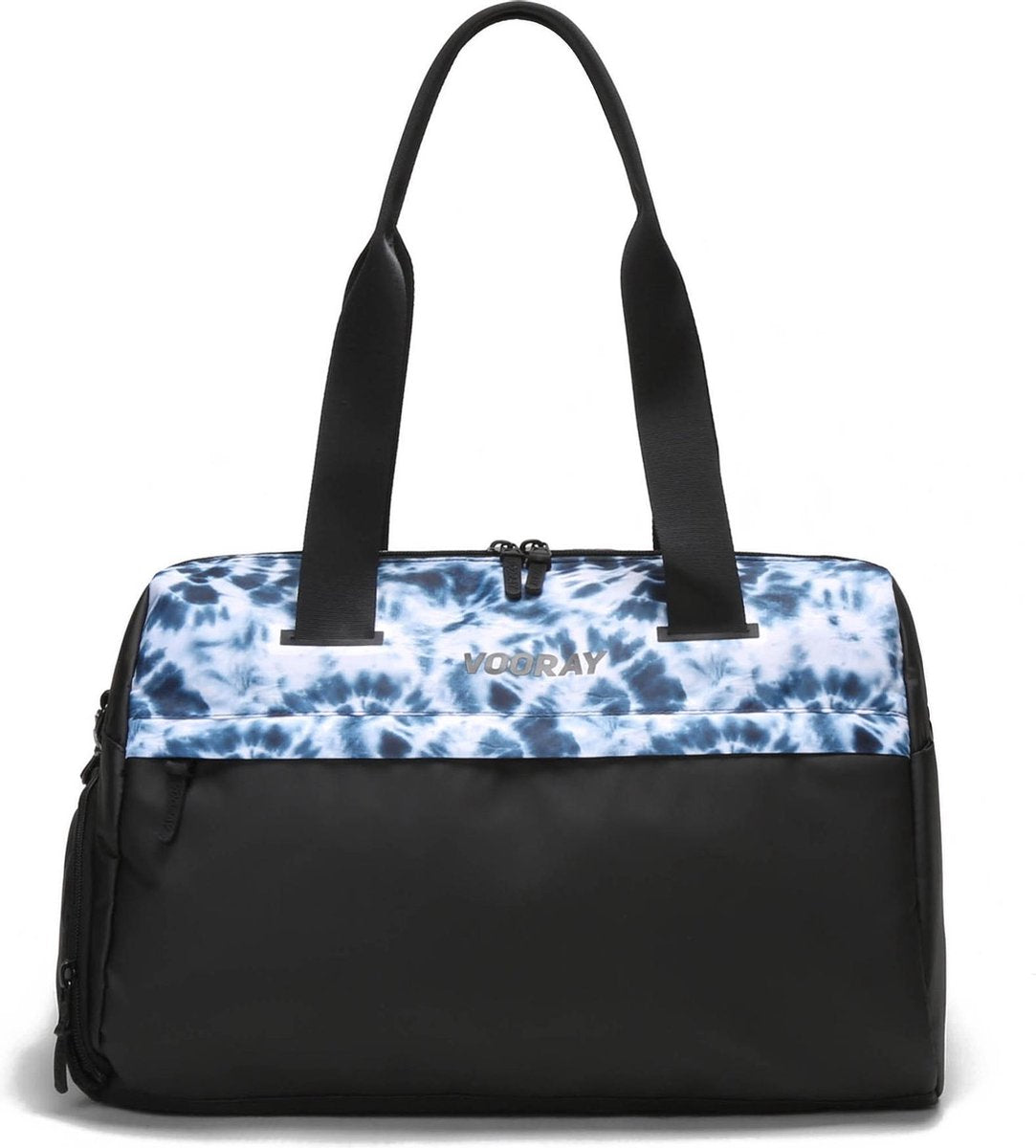 Vooray Trainer Duffel - 25 L Sporttas met schoenenvak & waterdicht compartiment (Aqua Tie Dye)