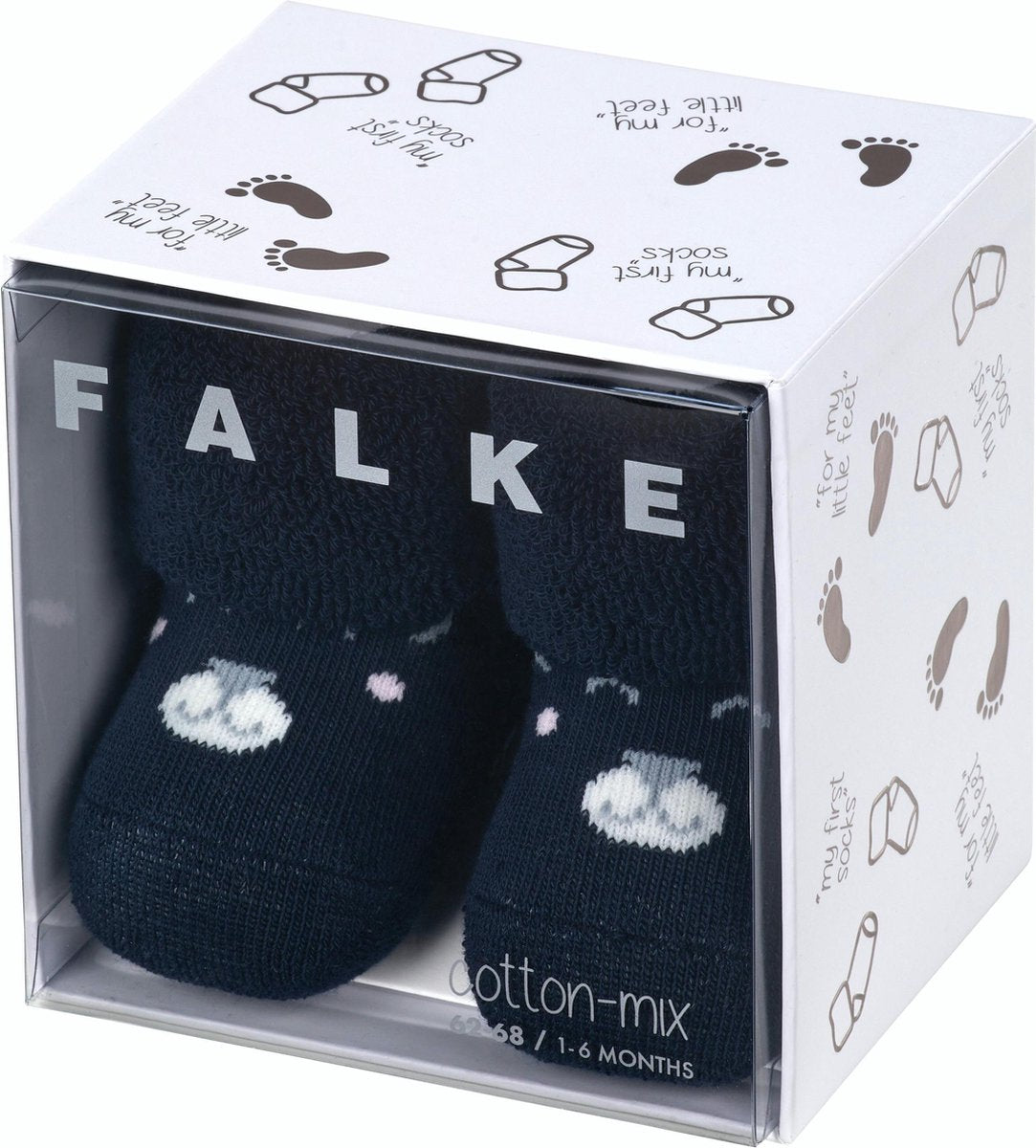 FALKE Baby Bear Baby's Sokken - Blauw - Maat 50-56