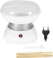 Retro Suikerspinmachine - Voor Feestjes en partijen - Suikerspinmachines - Suikerspin - Suikerspinmaker - Suiker - Cotton Candy - Suikerspinmachine - Kunststof  - Wit