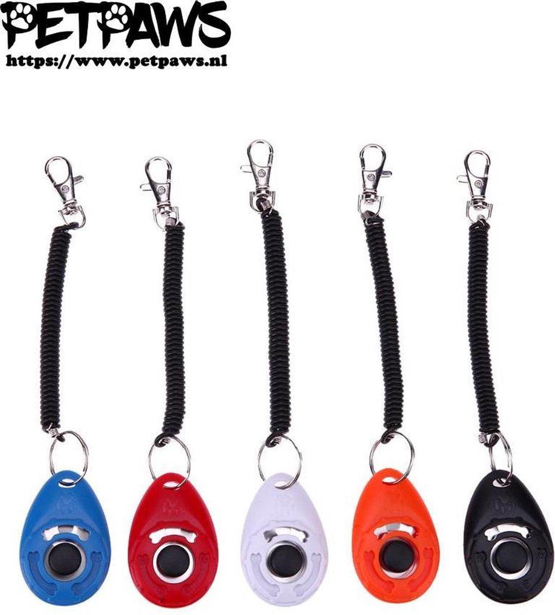 PetPaws - Training clicker voor de hond - Oranje