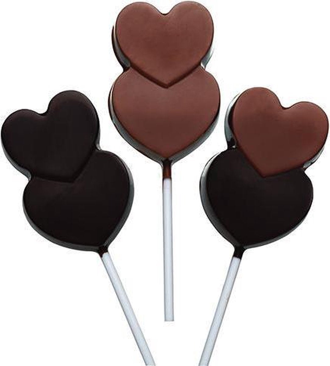 KitchenCraft Mal voor chocolade lolly's - hartjes - Sweetly Does It | Kitchen Craft