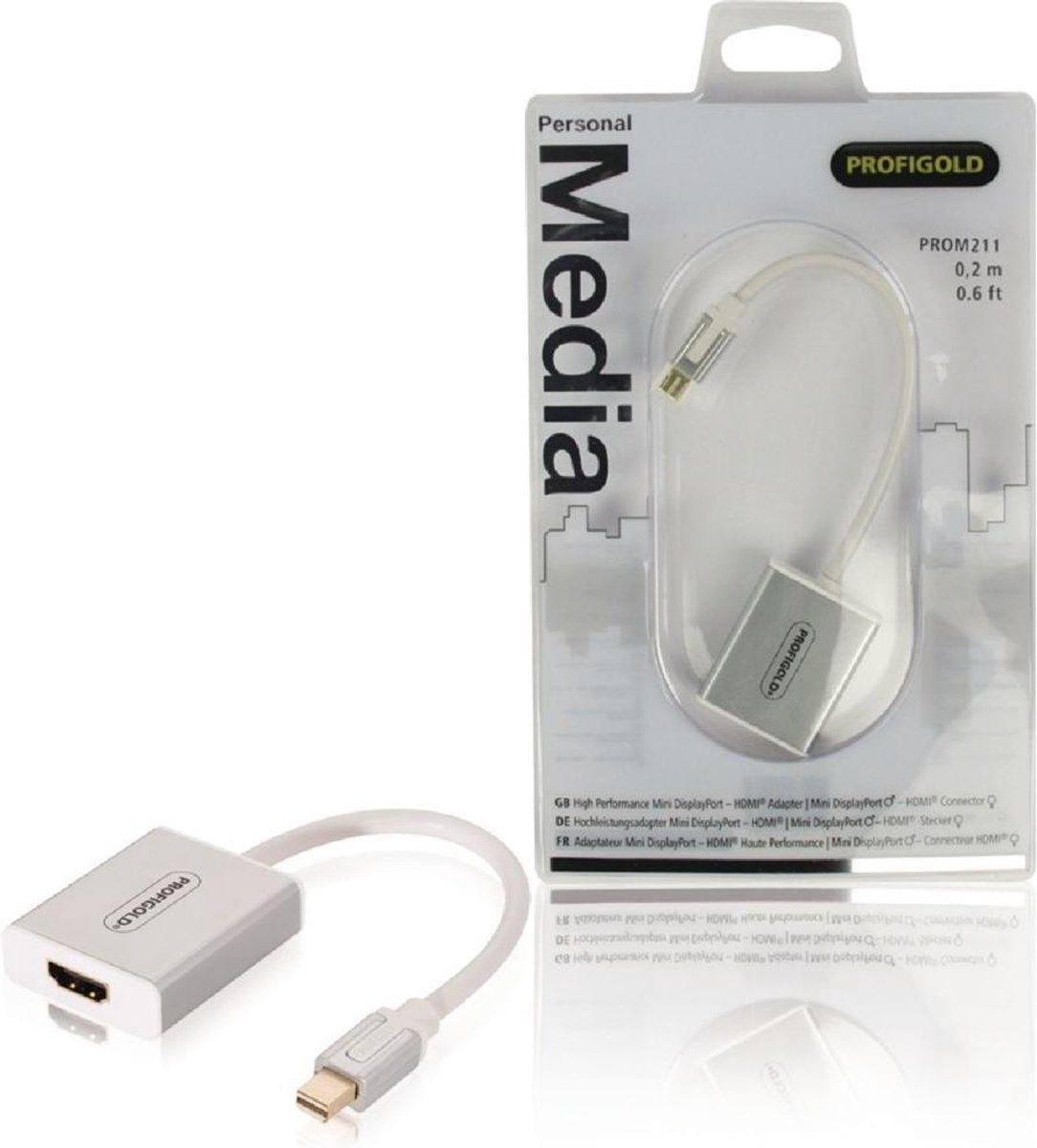 Profigold Mini DisplayPort naar HDMI adapter - 0