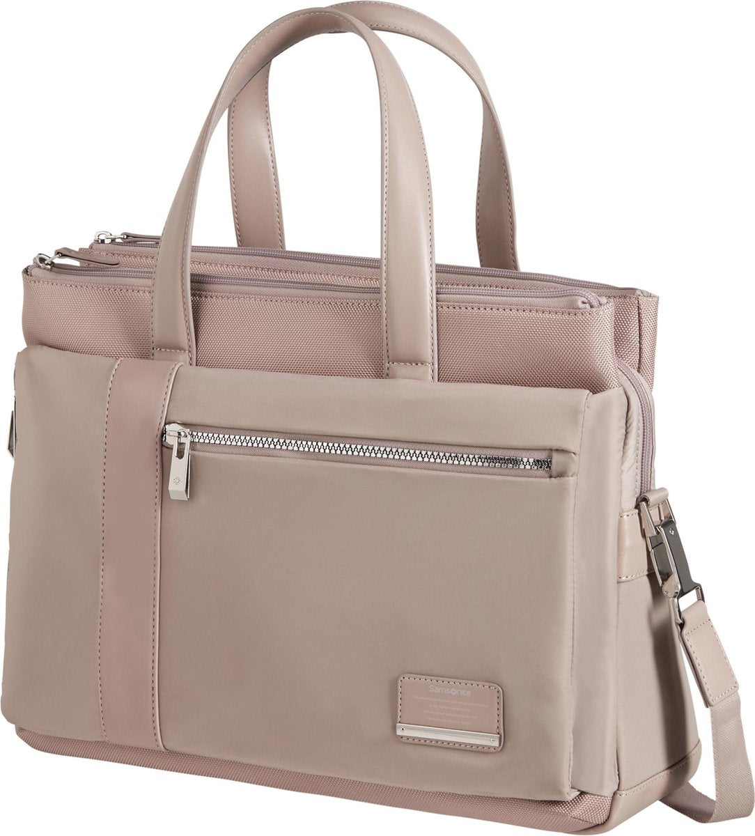 Samsonite Laptopschoudertas - Openroad Chic Org Bailhandle 14.1 inch Rose