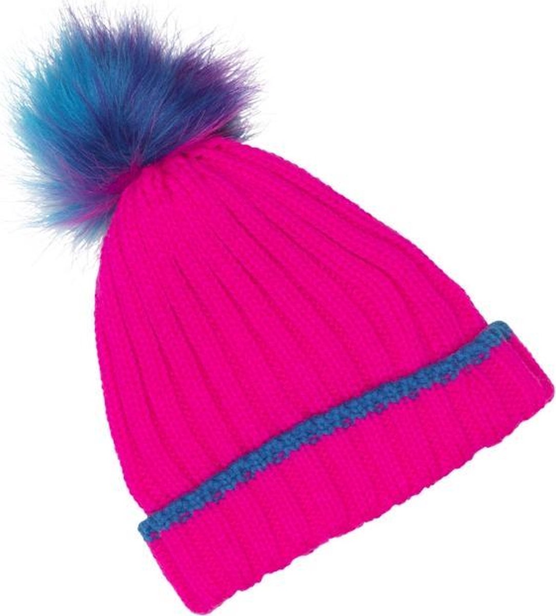 Mim-pi Meisjes Muts - Roze - Maat 5-7 yrs