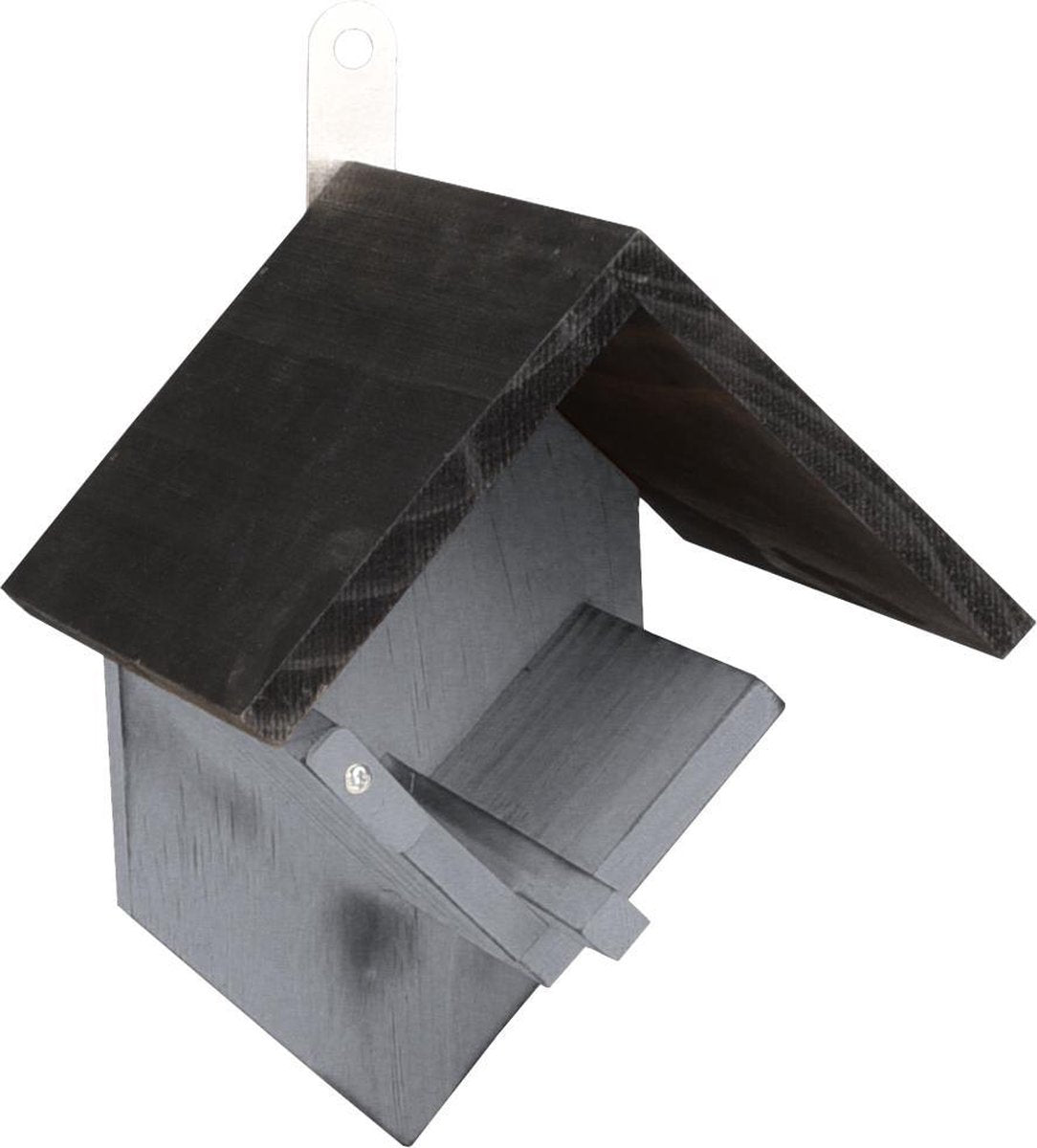 Flamingo Pindakaashouder vecta hout grijs/zwart 15x13x19