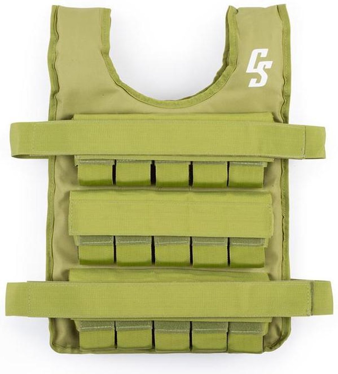 CAPITAL SPORTS Monstervest gewichtsvest 30 kg  voor uitbreiding van kracht- en duurtraining - Universeel geschikt - nylon