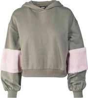 Urban Classics Hoodie/trui -S- Ballon Groen/Roze