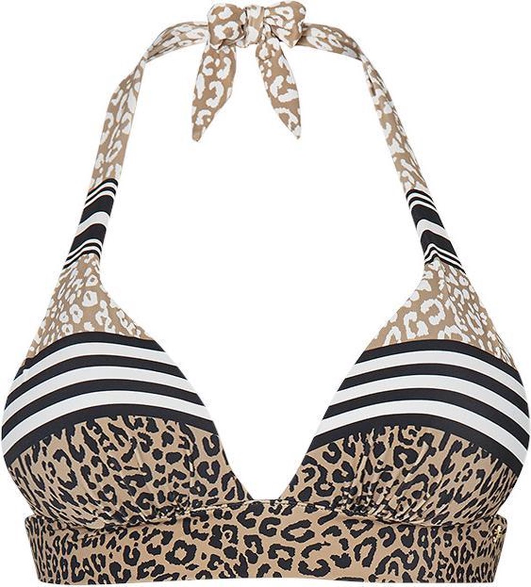 Sapph 13S Marilyn Halter Push Up Dames Leopard-40