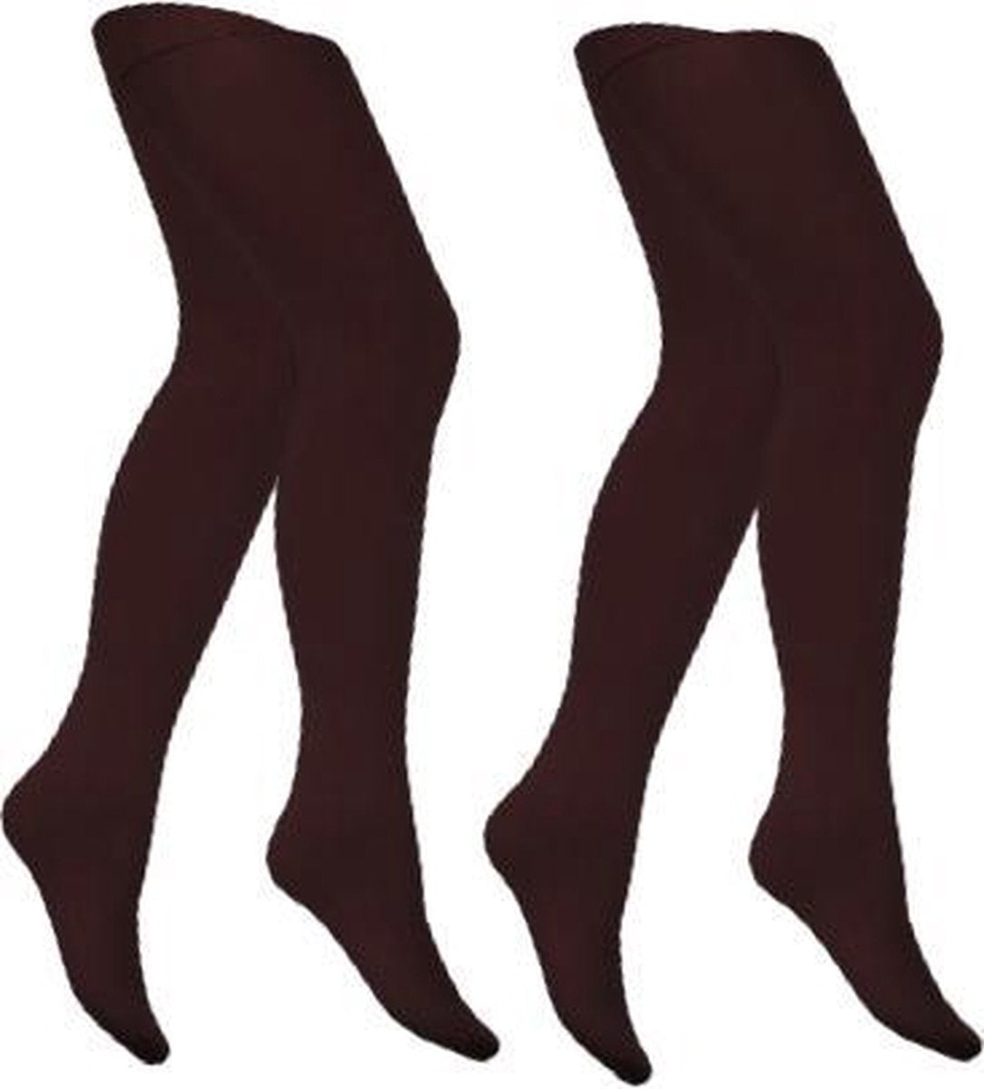 Maillots - 2-Pack - Katoen - Donkerbruin - Maat S/M