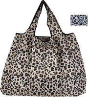 Fliex - boodschappentas - panterprint - opvouwbaar - bedrukte tote bag