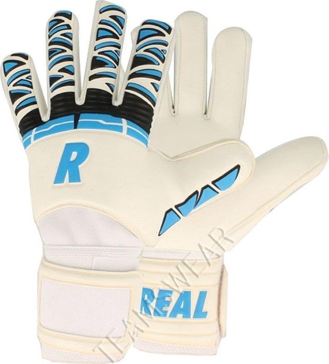 Real Star Keepershandschoenen Heren - Wit / Blauw / Zwart | Maat: 11