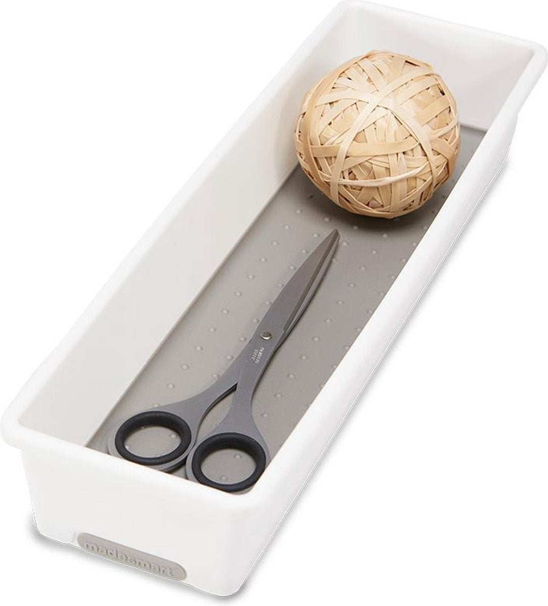 Madesmart Bestekbak - 1 vak - 9cm - wit