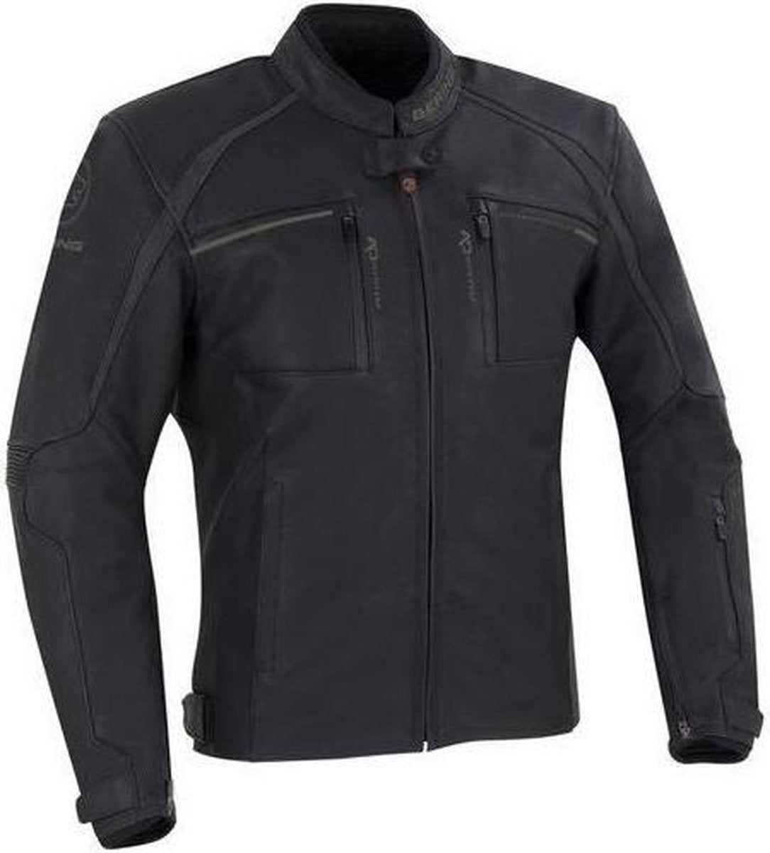 Bering Black Mendes leren motorjas
