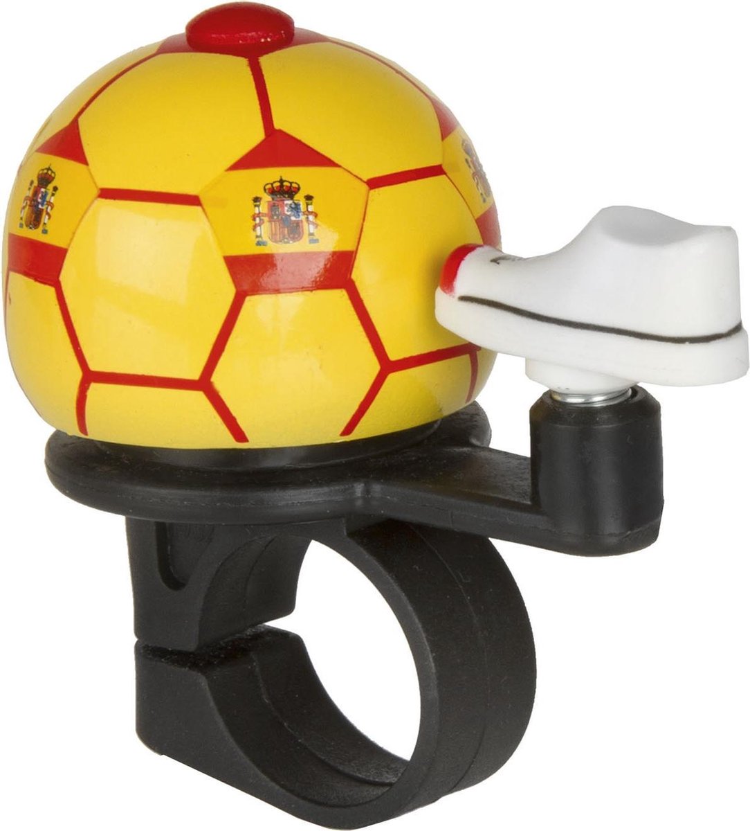 M-Wave Voetbal Mini - Fietsbel - 38 mm - Spanje