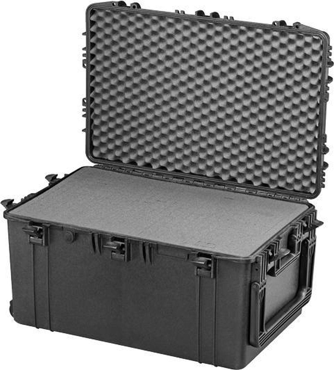 Gaffergear camera koffer 075H zwart   -  incl. plukschuim    -  54