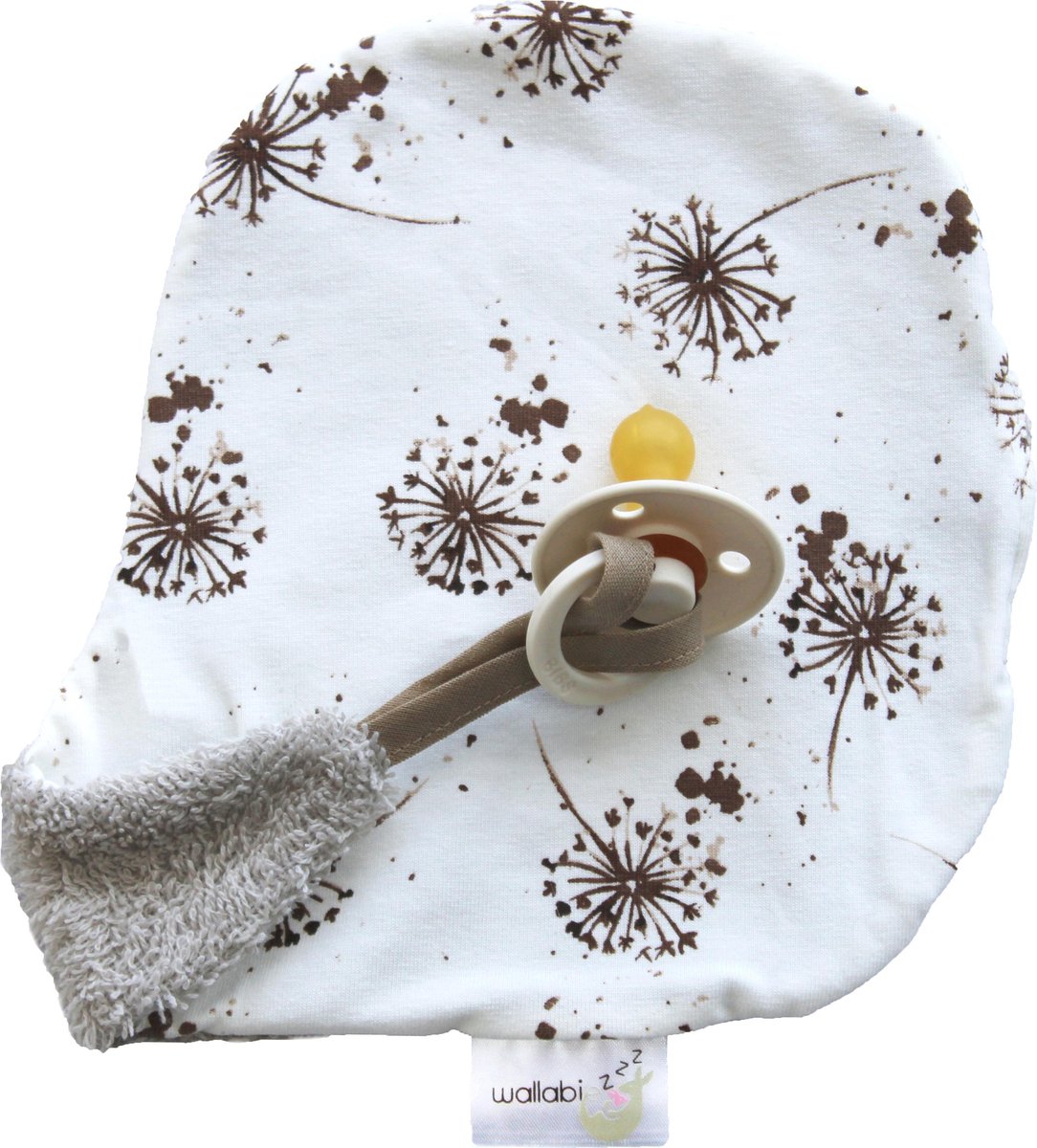 Speendoekje - knuffeldoekje - Dandelion Bruin