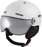 OSBE Skihelm Aire Visor White Carbon Look 54-58 cm