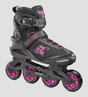 Roces Pic Skeelers / Inline Skates - Zwart/Roze - Dames  - Maat 37