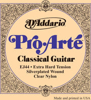 D'addario EJ44 | Klassieke gitaar snaren | Pro arte | Extra Hard | Silver plated