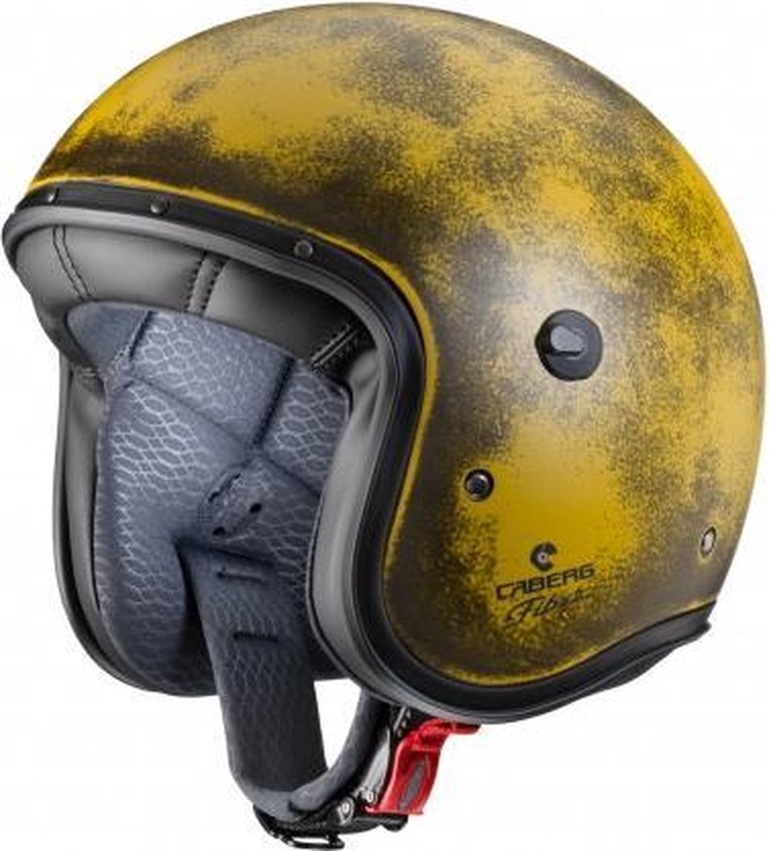 Caberg Jethelm Freeride Yellow Brushed Geel motorhelm