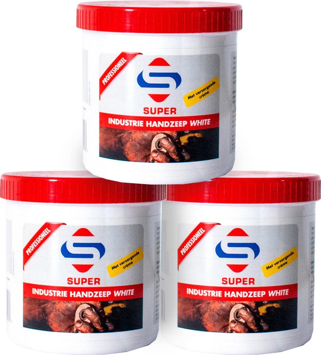 Triple pack Industrie Handzeep Wit