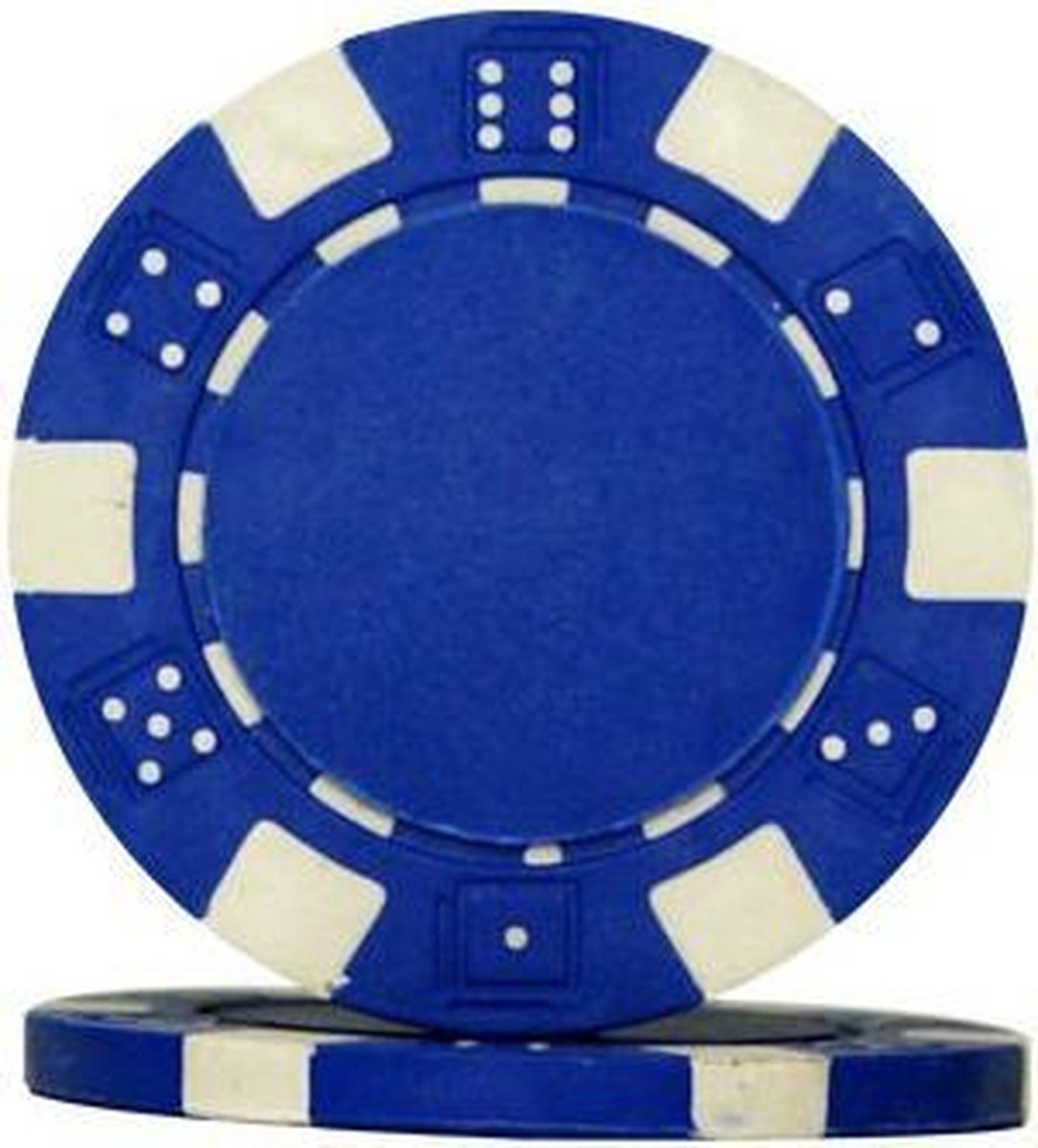 Pokerchip Dice Chip - Blauw - 11