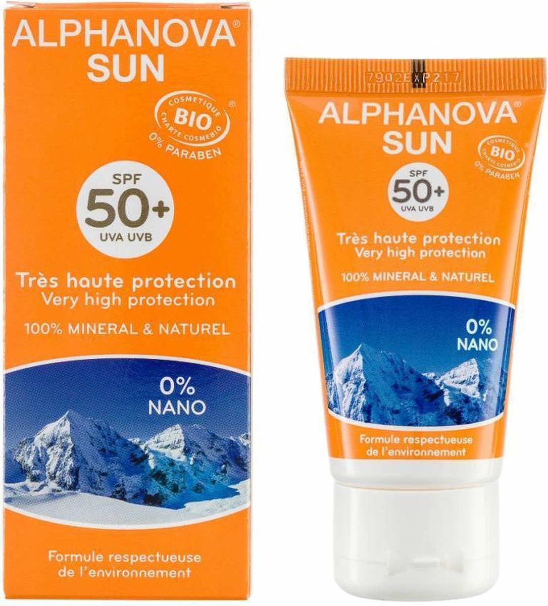 Alphanova Zonnebrandcrème Spf 50 Unisex 50 Gram