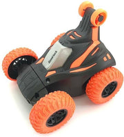 Wowup | Stunt Car | 360º spinnende wielen | Zelfstandig | Automatisch| Non RC | Geen Remote control | Speelgoedwagen | Oranje/Zwart | Speelgoedauto | Speelgoedvoertuig | Dynamisch/Licht/Geluid