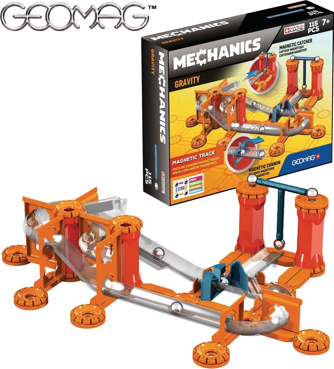 Geomag Mechanics - Magnetische Knikkerbaan - 115 delig