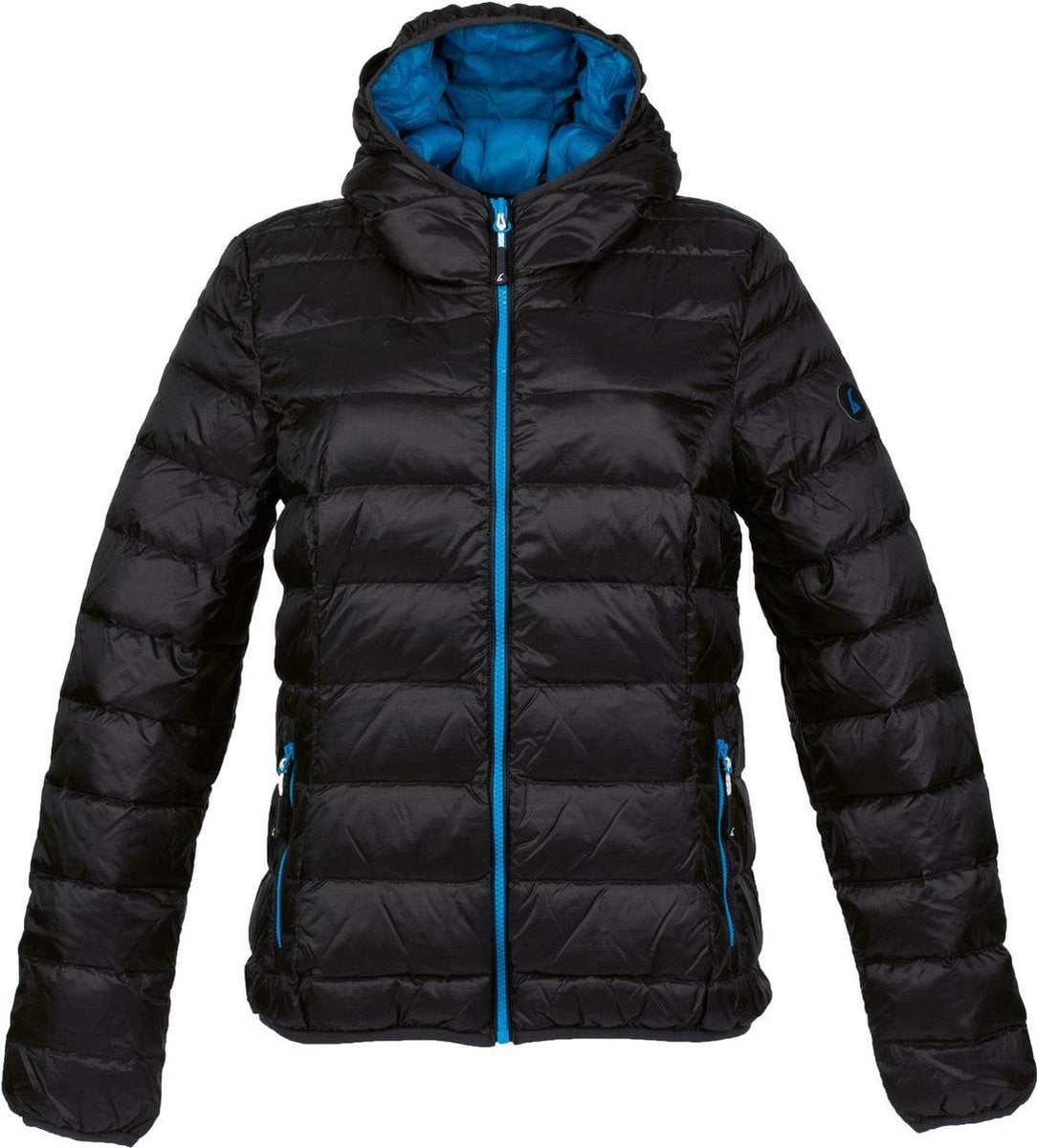 Alvivo Outdoorjas Aberdeen Dames Nylon Zwart/blauw Maat Xxl