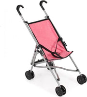 Bayer Chic Poppen Buggy Roze met Zwart