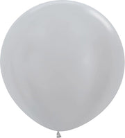 Sempertex ballonnen 61cm Pearl Silver 481 (10 stuks)