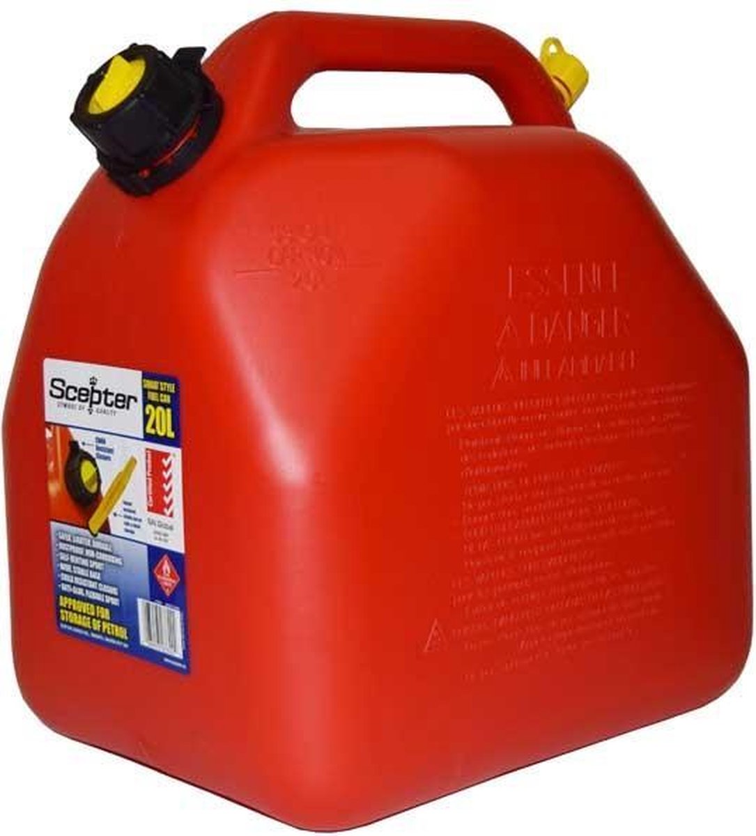 Scepter 20 liter benzine Jerrycan