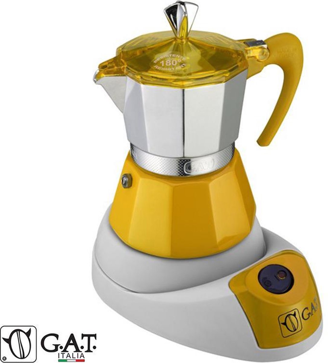 G.A.T. Italia Fanta Geel 4 kops - Elektrische percolator