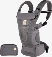 Ergobaby Omni Breeze Baby draagzak Graphite Grey - ergonomische draagzak vanaf geboorte