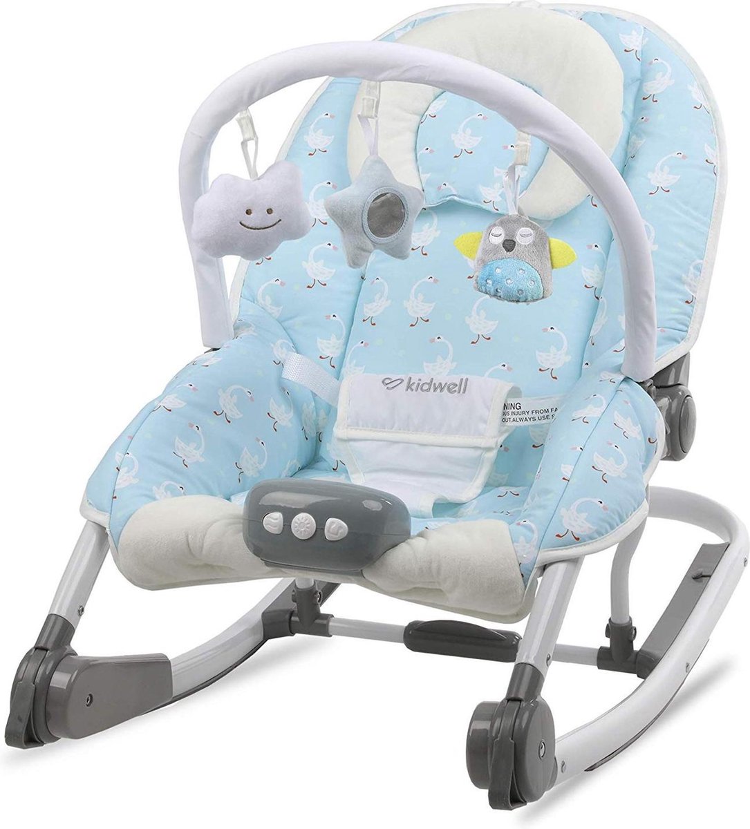 Kidwell Schommelstoel Elektrisch Tumi 80 Cm Lichtblauw