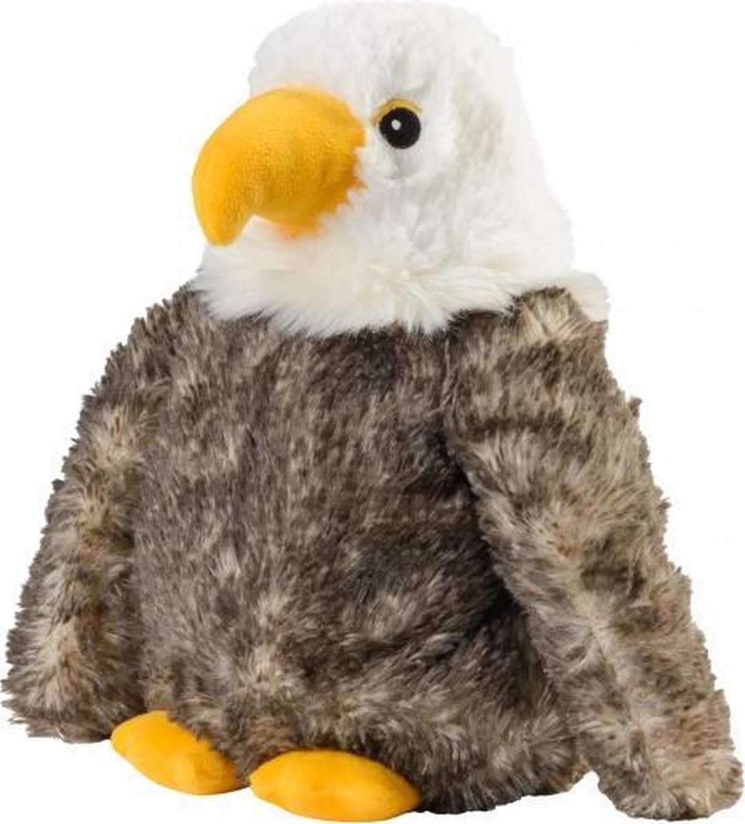 Warmteknuffel Roofvogel 27 Cm grijs