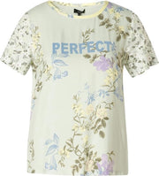 YEST Inoa T-shirt - Light Aqua/Multi Col - maat 42