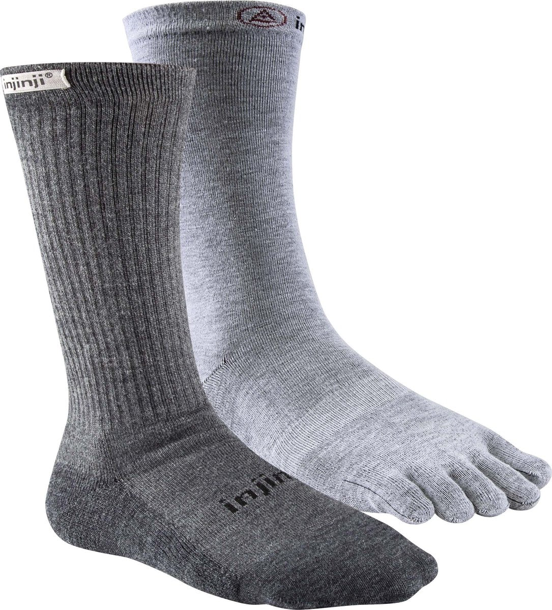 Injinji Liner + Hiker Nüwool Heren 333378 - Meerkleurig charcoal Heren - L-XL=44