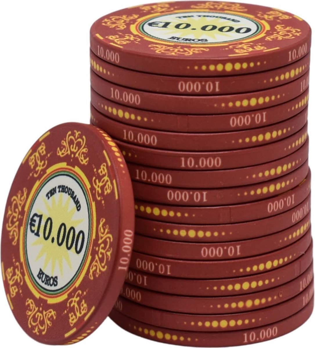 Macau deluxe keramische chips €10.000